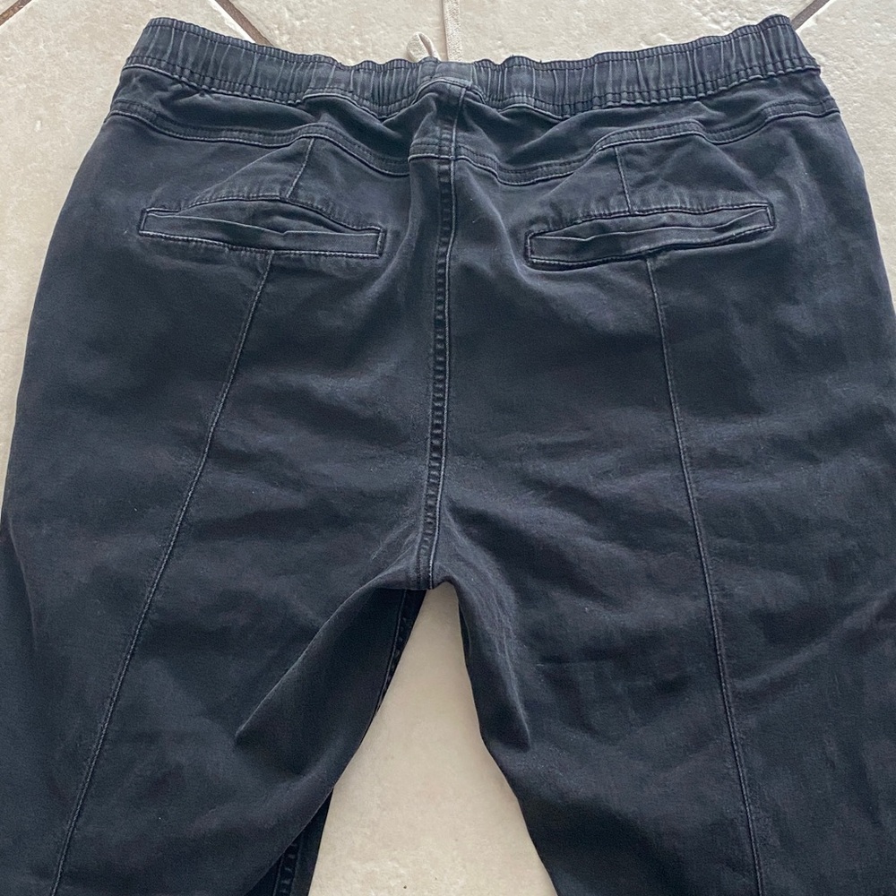 Kuwalla-Tee Black Joggers with Drawstring Waist - Picture 2 of 5